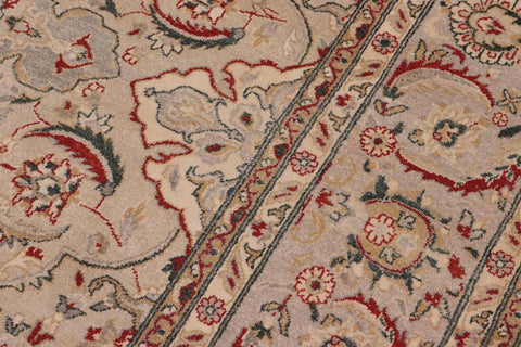 handmade Traditional Design Lt. Gray Gray Hand Knotted RECTANGLE 100% WOOL area rug 8'X10'