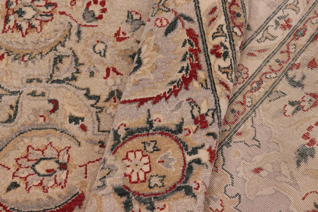 handmade Traditional Design Lt. Gray Gray Hand Knotted RECTANGLE 100% WOOL area rug 8'X10'