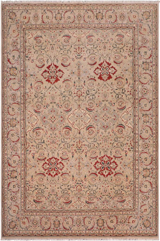 handmade Traditional Design Lt. Gray Gray Hand Knotted RECTANGLE 100% WOOL area rug 8'X10'