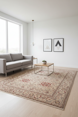 Turkish Knotted Istanbul Pauletta Gray/Gray Wool Rug - 8'0''X10'2''