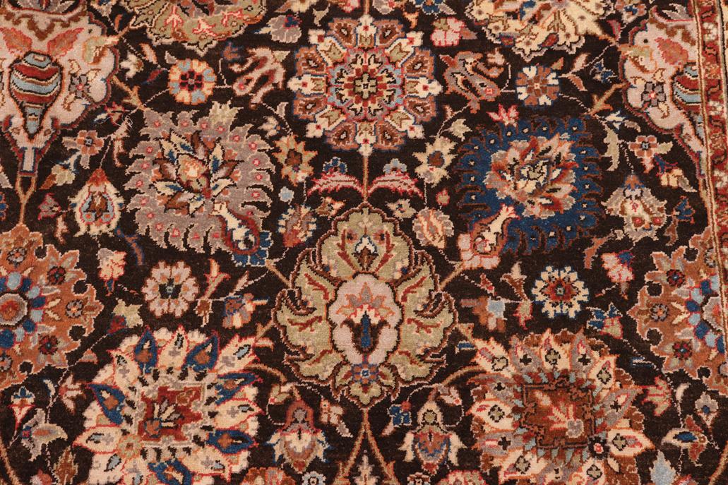 handmade Traditional Design Brown Gray Hand Knotted RECTANGLE 100% WOOL area rug 8'X10'