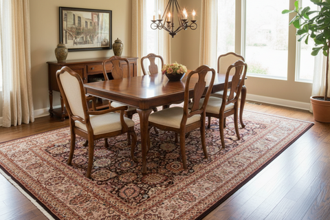 Turkish Knotted Istanbul Natosha Brown/Gray Wool Rug - 8'1''X10'3''