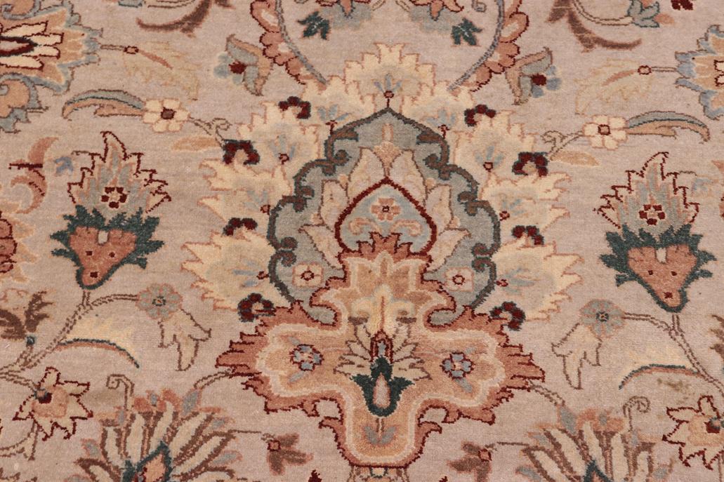 handmade Traditional Veg Dye Lt. Gray Lt. Gray Hand Knotted RECTANGLE 100% WOOL area rug 8'X10'