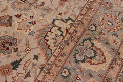 handmade Traditional Veg Dye Lt. Gray Lt. Gray Hand Knotted RECTANGLE 100% WOOL area rug 8'X10'