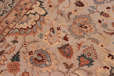 handmade Traditional Veg Dye Lt. Gray Lt. Gray Hand Knotted RECTANGLE 100% WOOL area rug 8' x 10'