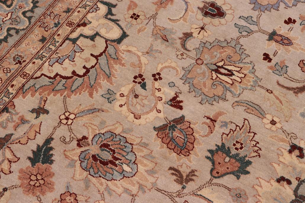 handmade Traditional Veg Dye Lt. Gray Lt. Gray Hand Knotted RECTANGLE 100% WOOL area rug 8'X10'