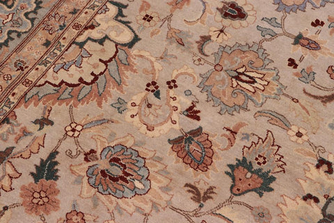 handmade Traditional Veg Dye Lt. Gray Lt. Gray Hand Knotted RECTANGLE 100% WOOL area rug 8'X10'