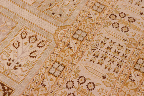handmade Transitional Design Tan Brown Hand Knotted RECTANGLE 100% WOOL area rug 8' x 10'
