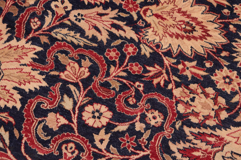 handmade Transitional Sultanabad Drk. Blue Red Hand Knotted RECTANGLE 100% WOOL area rug 8 x 10
