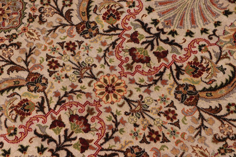 handmade Traditional Veg Dye Lt. Gray Dark Brown Hand Knotted RECTANGLE 100% WOOL area rug 8'X10'