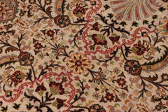 handmade Traditional Veg Dye Lt. Gray Dark Brown Hand Knotted RECTANGLE 100% WOOL area rug 8'X10'