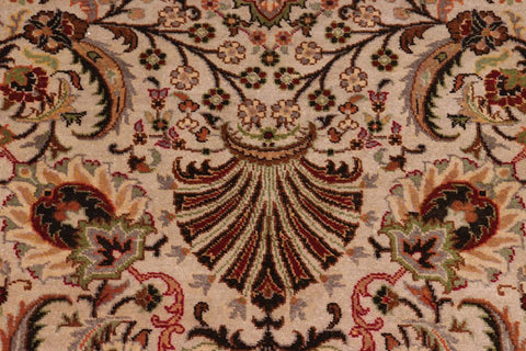 handmade Traditional Veg Dye Lt. Gray Dark Brown Hand Knotted RECTANGLE 100% WOOL area rug 8'X10'