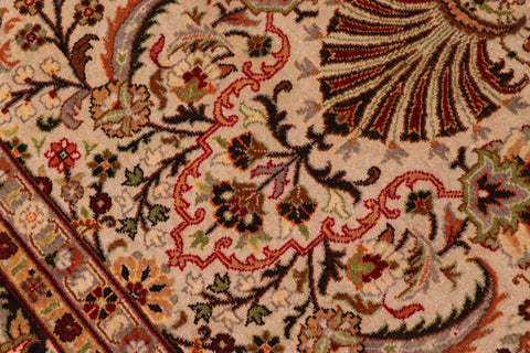 handmade Traditional Veg Dye Lt. Gray Dark Brown Hand Knotted RECTANGLE 100% WOOL area rug 8' x 10'