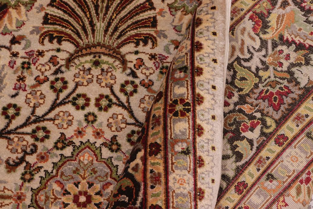 handmade Traditional Veg Dye Lt. Gray Dark Brown Hand Knotted RECTANGLE 100% WOOL area rug 8'X10'