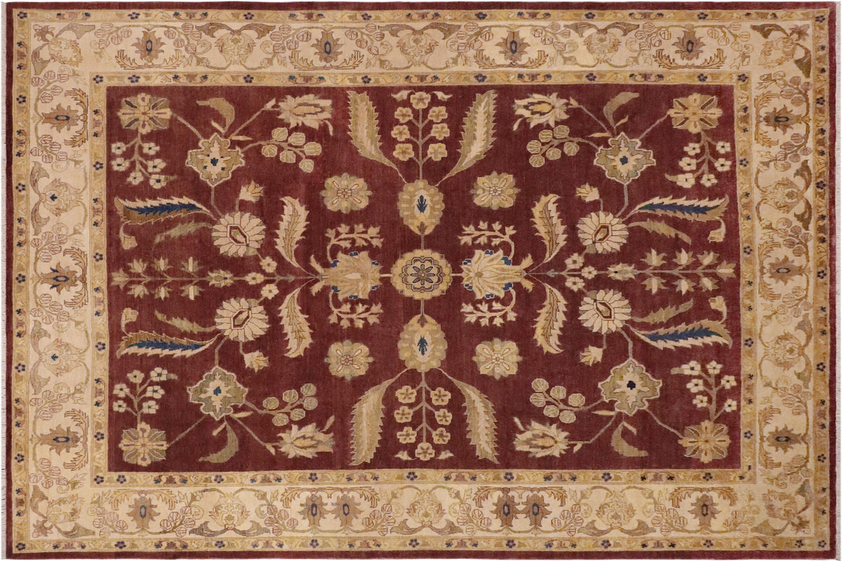 handmade Traditional Kafkaz Sienna Tan Hand Knotted RECTANGLE 100% WOOL area rug 9x11