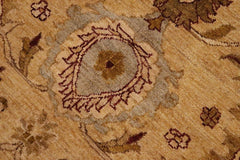 handmade Traditional Kafkaz Lt. Gold Burgundy Hand Knotted RECTANGLE 100% WOOL area rug 9X12