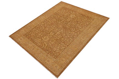 handmade Traditional Kafkaz Gold Tan Hand Knotted RECTANGLE 100% WOOL area rug 10X12