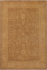 handmade Traditional Kafkaz Gold Tan Hand Knotted RECTANGLE 100% WOOL area rug 10X12