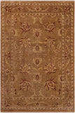 handmade Traditional Kafkaz Taupe Beige Hand Knotted RECTANGLE 100% WOOL area rug 9 x 12