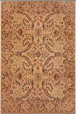 handmade Traditional Kafkaz Beige Tan Hand Knotted RECTANGLE 100% WOOL area rug 9 x 12