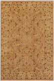handmade Traditional Kafkaz Tan Lt. Gold Hand Knotted RECTANGLE 100% WOOL area rug 9 x 12