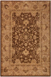 handmade Traditional Kafkaz Brown Tan Hand Knotted RECTANGLE 100% WOOL area rug 9 x 12