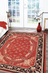 handmade Traditional Kafkaz Rust Black Hand Knotted RECTANGLE 100% WOOL area rug 9X12