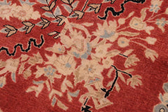 handmade Traditional Kafkaz Rust Black Hand Knotted RECTANGLE 100% WOOL area rug 9X12