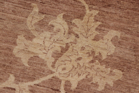 handmade Modern Kafkaz Lt. Brown Tan Hand Knotted RECTANGLE 100% WOOL area rug 9' x 12'