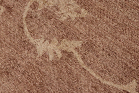 handmade Modern Kafkaz Lt. Brown Tan Hand Knotted RECTANGLE 100% WOOL area rug 9' x 12'
