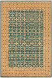 handmade Transitional Kafkaz Lt. Green Nude Hand Knotted RECTANGLE 100% WOOL area rug 9 x 12