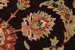 handmade Traditional Kafkaz Brown Tan Hand Knotted RECTANGLE 100% WOOL area rug 9X12