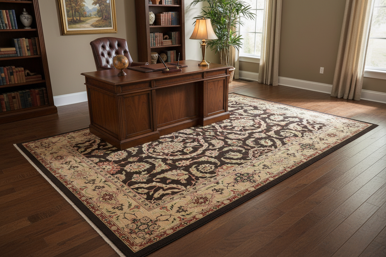 handmade Traditional Kafkaz Brown Tan Hand Knotted RECTANGLE 100% WOOL area rug 9x12