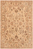 handmade Traditional Kafkaz Beige Tan Hand Knotted RECTANGLE 100% WOOL area rug 9 x 12