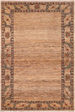 handmade Modern Gabbeh Beige Rust Hand Knotted RECTANGLE 100% WOOL area rug 6  x 9 