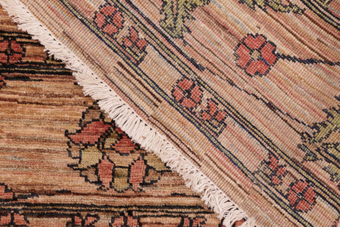 handmade Modern Gabbeh Beige Rust Hand Knotted RECTANGLE 100% WOOL area rug 6' x 8'