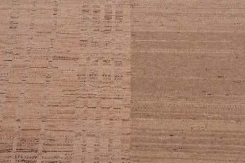 handmade Modern Gabbeh Tan Multi Hand Knotted RECTANGLE 100% WOOL area rug 6' x 9'