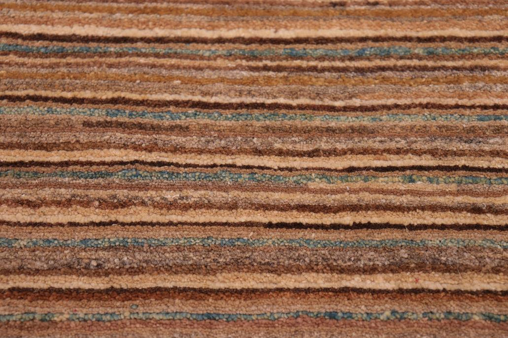 handmade Modern Gabbeh Multi Multi Hand Knotted RECTANGLE 100% WOOL area rug 6 X9 