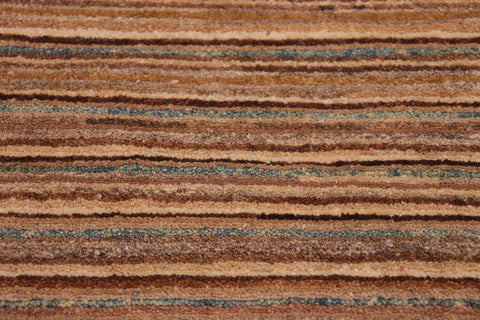 handmade Modern Gabbeh Multi Multi Hand Knotted RECTANGLE 100% WOOL area rug 6 X9 