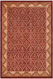 handmade Transitional Kafkaz Red Tan Hand Knotted RECTANGLE 100% WOOL area rug 6 x 9