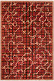 Shabby Chic Ziegler Arnita Rust/Black Wool Rug - 6'0'' x 8'10''