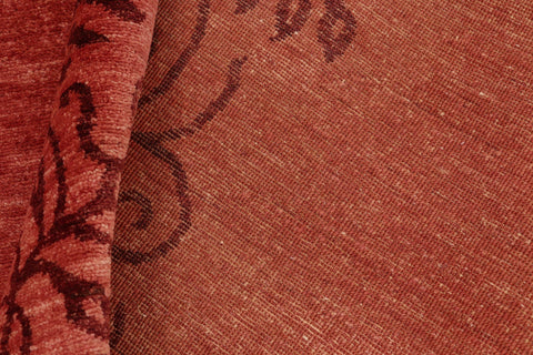 handmade Modern Kafkaz Red Red Hand Knotted RECTANGLE 100% WOOL area rug 6' x 8'