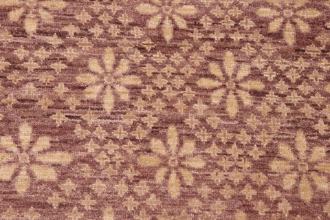 handmade Modern Kafkaz Red Gold Hand Knotted RECTANGLE 100% WOOL area rug 6' x 9'
