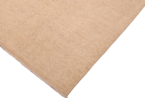 handmade Modern Kafkaz Tan Tan Hand Knotted RECTANGLE 100% WOOL area rug 6' x 9'
