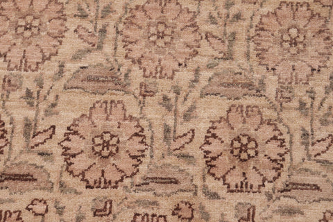 handmade Modern Kafkaz Red Tan Hand Knotted RECTANGLE 100% WOOL area rug 6' x 9'