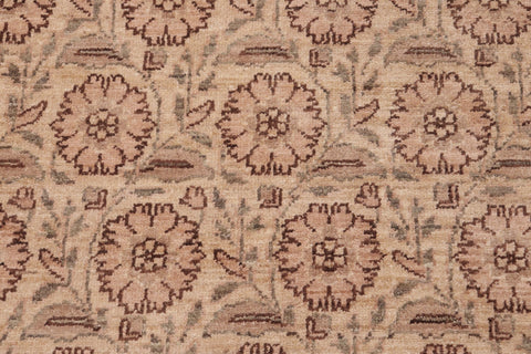 handmade Modern Kafkaz Red Tan Hand Knotted RECTANGLE 100% WOOL area rug 6' x 9'
