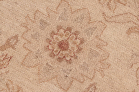 handmade Modern Kafkaz Beige Gold Hand Knotted RECTANGLE 100% WOOL area rug 6' x 9'