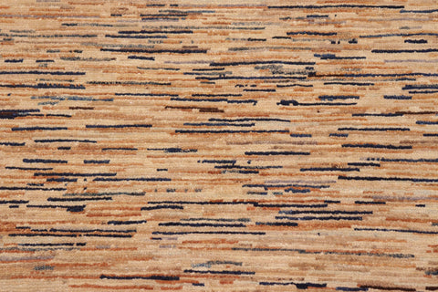 handmade Modern Gabbeh Tan Beige Hand Knotted RECTANGLE 100% WOOL area rug 6' x 9'