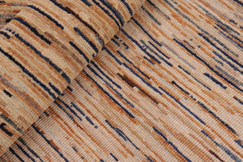 handmade Modern Gabbeh Tan Beige Hand Knotted RECTANGLE 100% WOOL area rug 6' x 9'