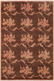 handmade Transitional Kafkaz Brown Tan Hand Knotted RECTANGLE 100% WOOL area rug 6 x 9